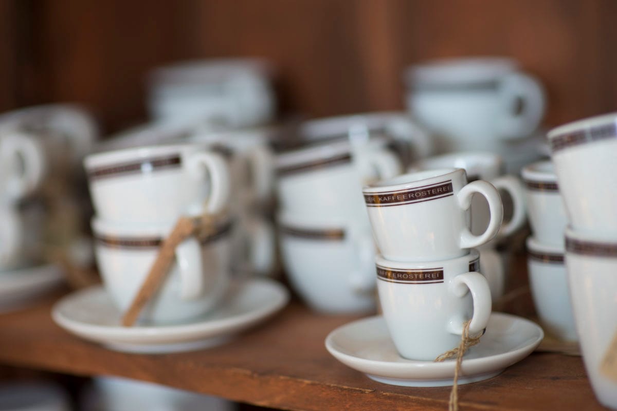 Cup & Saucer Espressotassen Murnauer Kaffeerösterei Geschirr