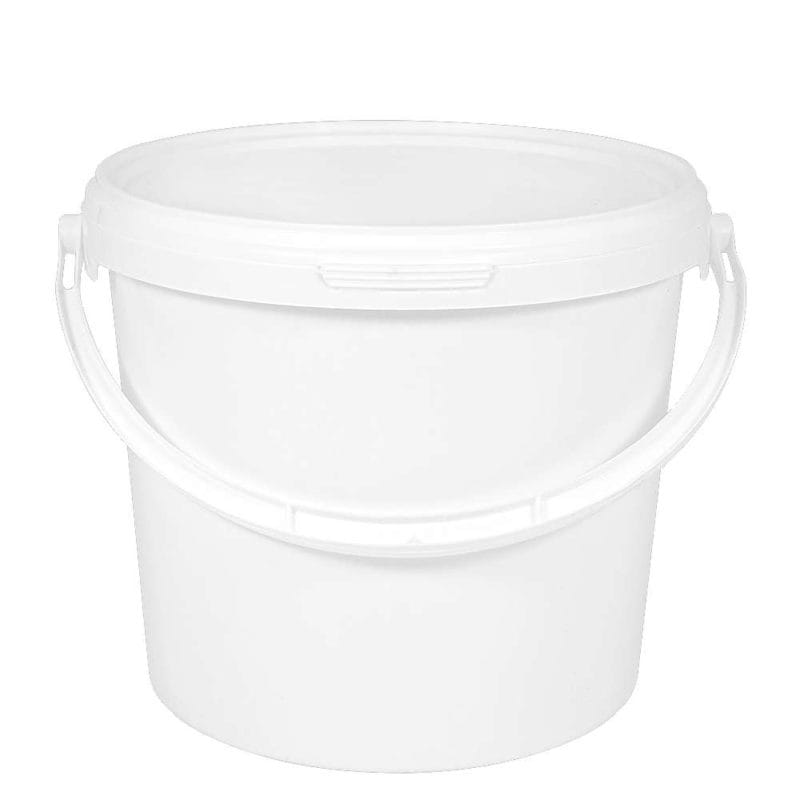 Kunststoffeimer 56 Liter rund weiss lebensmittelgeeignet 11156rw ml - B2B: Gastro