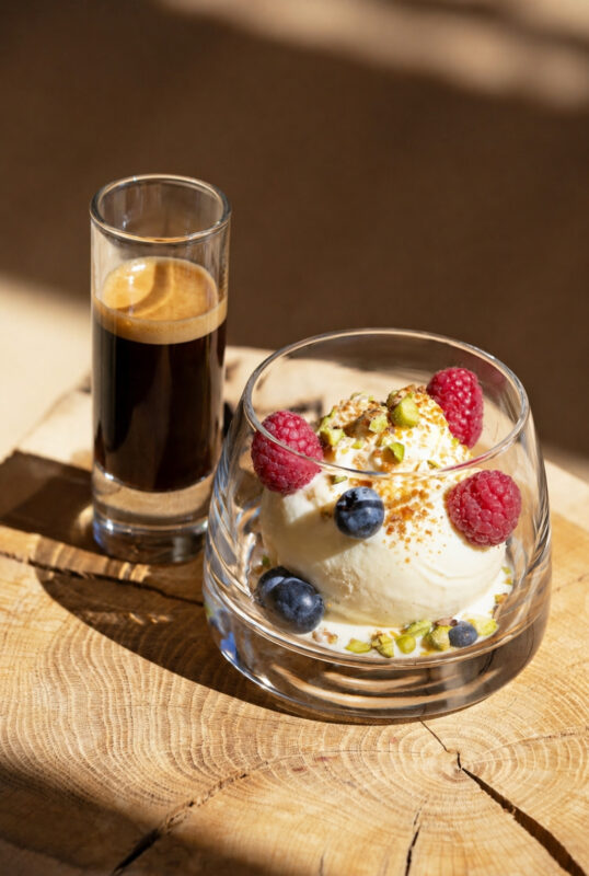 Affogato, Kaffeerezept für den Sommer, italienischer Kaffeegenuss