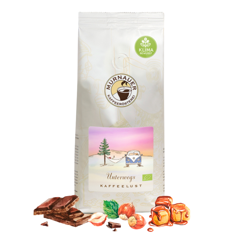 Unterwegs, Outdoor-Edition, Outdoor-Coffee - Packshot mit Aromen - frei