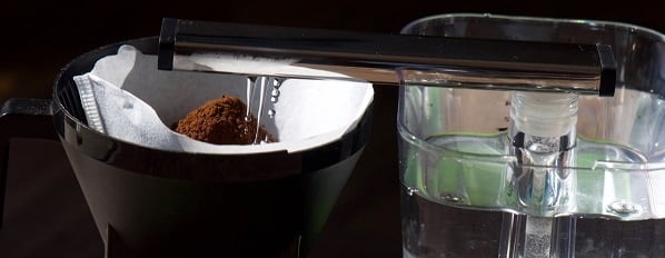 Filterkaffeemaschine in Nahaufnahme